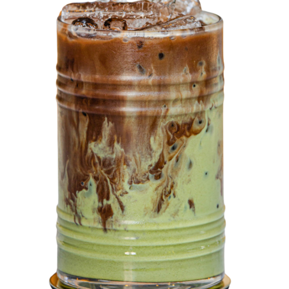 Starbucks Iced Dubai Chocolate Matcha
