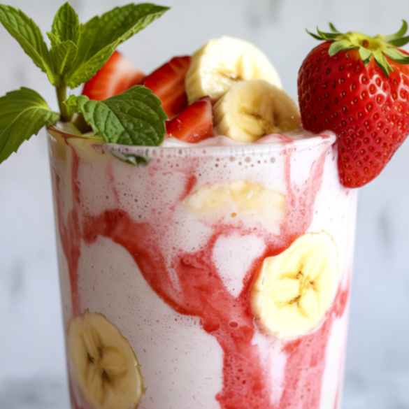 Dr Pepper Strawberry Milkshake