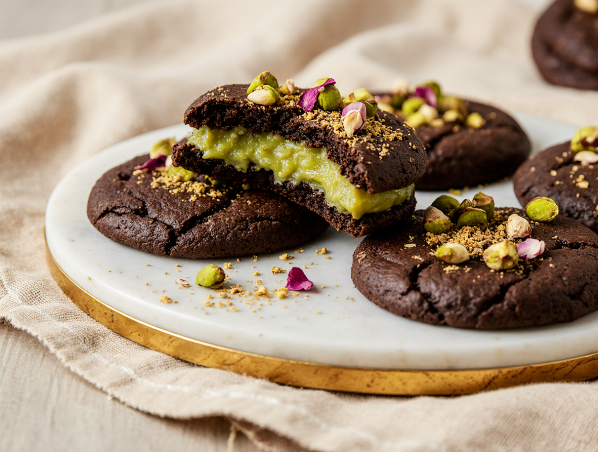 Dubai Chocolate Chewy Cookie