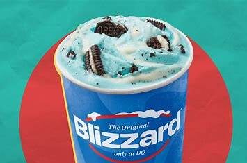 Dairy Queen Oreo Snowdrift Blizzard